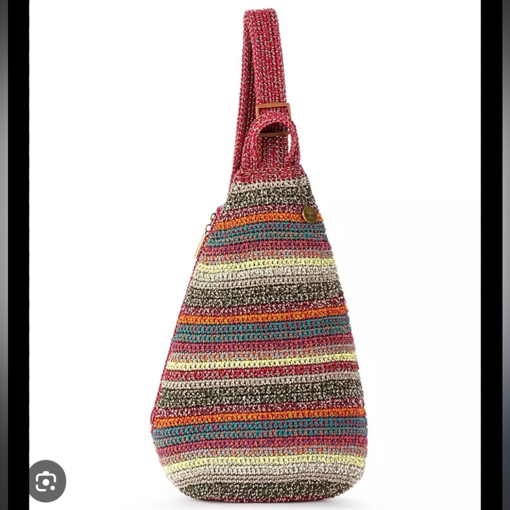 The Sak Multicolor Crochet Shoulder Bag